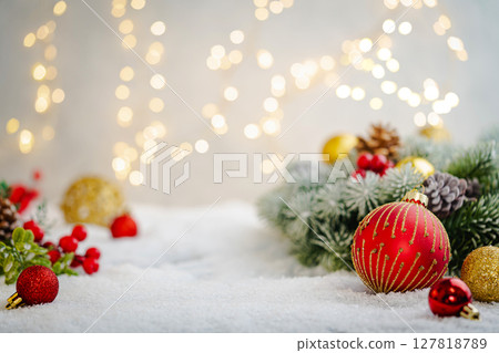 Christmas Holiday background Christmas Holiday background 127818789