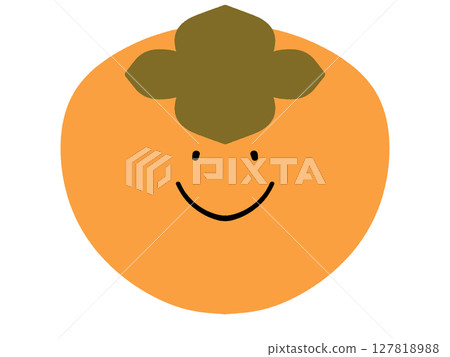 簡單的柿子插圖素材 簡單的柿子插圖素材 127818988