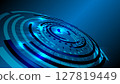 Hi-tech Stroke light background material for presentation 127819449