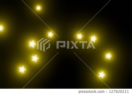 黑色背景上有許多閃亮的星星 127820211