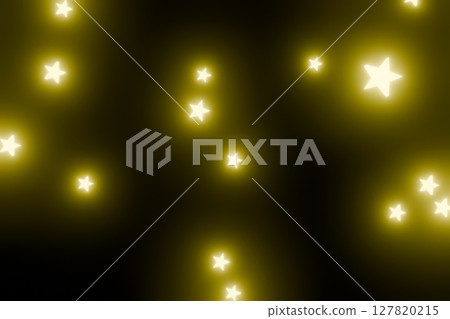 黑色背景上有許多閃亮的星星 127820215