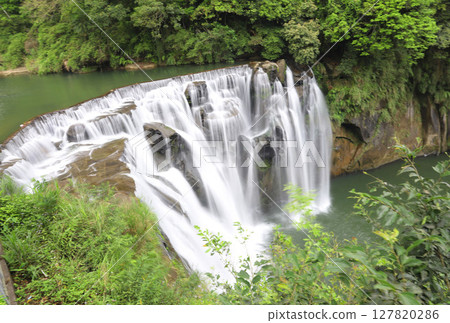 台灣十分天燈節燈籠十分瀑布 127820286