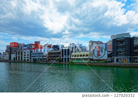 Streets along the Naka River 127820332
