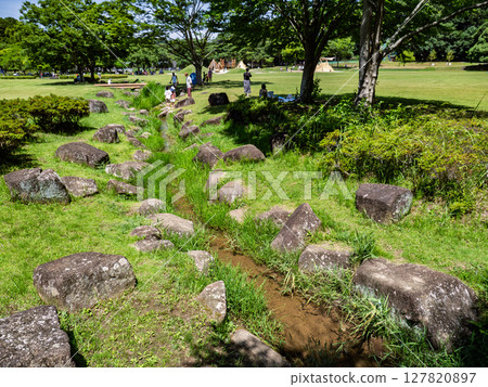 "Light and Wind Square" and spring water in the 21st Century Forest and Square in Matsudo City, Chiba Prefecture 127820897