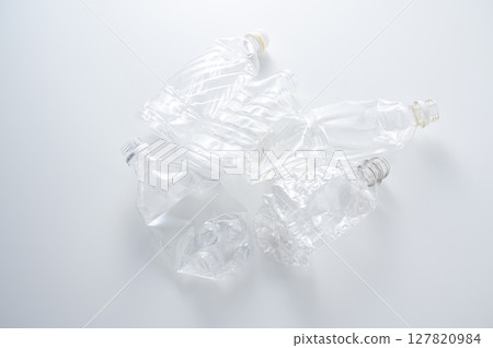 Crushed PET bottle Crushed PET bottle 127820984