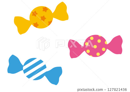 Cute candy illustration Cute candy illustration 127821436