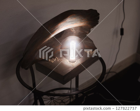 Unique Wooden Lamp with a Beautiful and Modern Design for Your Home Decor and Style Unique Wooden Lamp with a Beautiful and Modern Design for Your Home Decor and Style 127822737