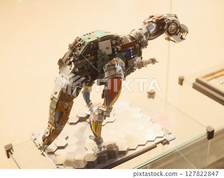 An innovative model of a robotic dinosaur that captures the imagination of both children and adults An innovative model of a robotic dinosaur that captures the imagination of both children and adults 127822847