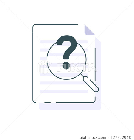 search no result found word concept,flat design icon vector illustration 127822948
