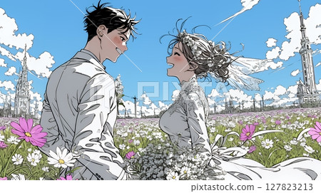 波斯菊花園婚禮 波斯菊花園婚禮 127823213