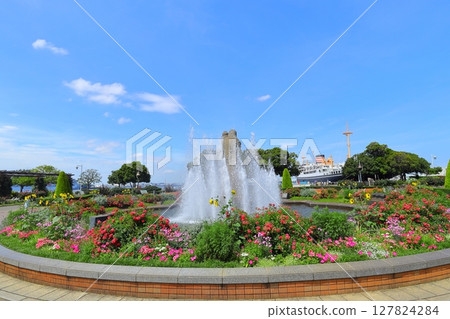 橫濱山下公園的景觀 橫濱山下公園的景觀 127824284