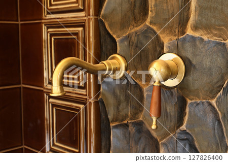 Discover the Elegant Bathroom Faucet and Handle exquisitely crafted in Luxury Design 127826400