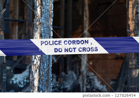 South African police tape 127826454