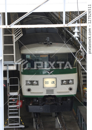 185 series A1 train at Higashi-Omiya Yard Inspection and Repair Depot 127826511