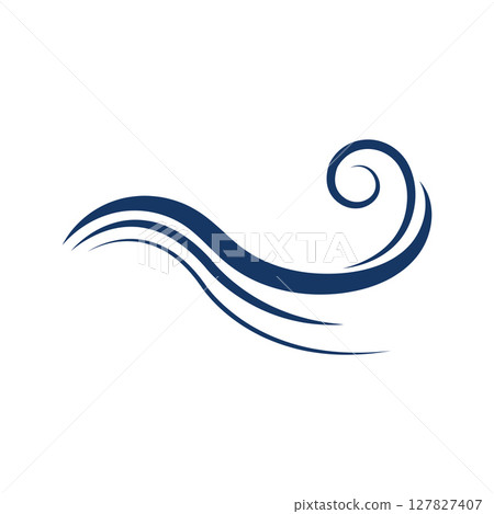 Wave Logo Vector Art, Icons, and Graphics 127827407