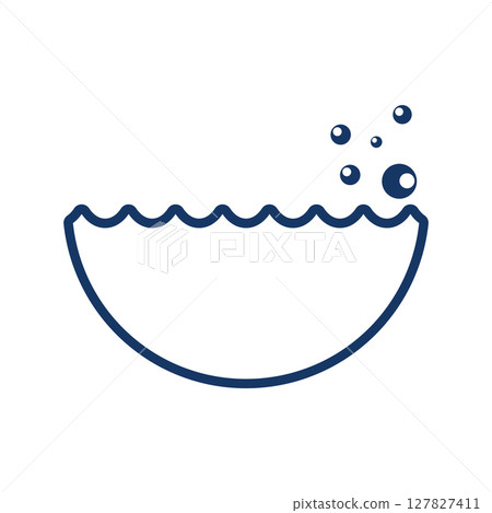 Wave Logo Vector Art, Icons, and Graphics 127827411