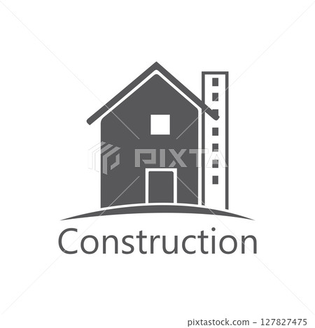 Construction Logo Vector Design Icon Graphic 127827475