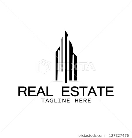 Construction Logo Vector Design Icon Graphic 127827476