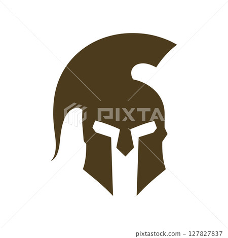 Spartan logo design template elements sparta vector Image 127827837