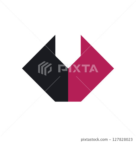 Abstract minimalist geometric logo brand design Abstract minimalist geometric logo brand design 127828023