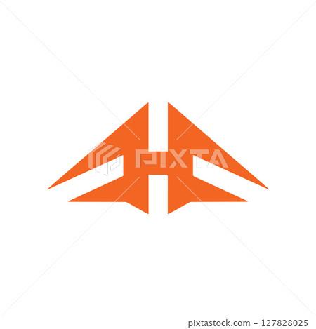 Abstract minimalist geometric logo brand design Abstract minimalist geometric logo brand design 127828025