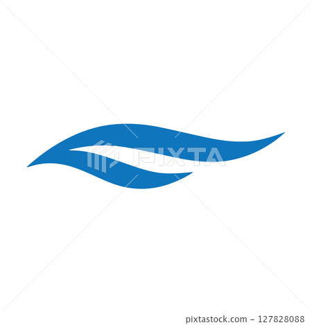 Wave Logo Vector Art, Icons, and Graphics 127828088