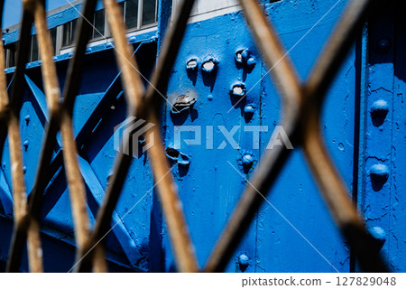 Kobe City: Machine gun marks on JR Sannomiya Station Kobe City: Machine gun marks on JR Sannomiya Station 127829048