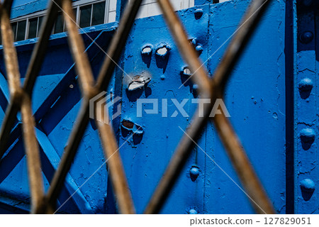 Kobe City: Machine gun marks on JR Sannomiya Station Kobe City: Machine gun marks on JR Sannomiya Station 127829051