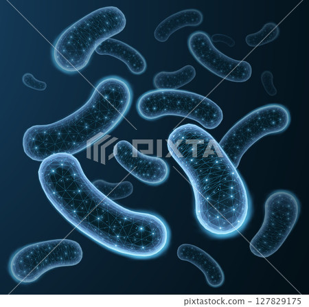 3d probiotic bacteria. Microbiome flora, lactobacillus acidophilus 3d probiotic bacteria. Microbiome flora, lactobacillus acidophilus 127829175