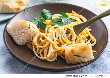 Lunch pasta plate Lunch pasta plate 127829455