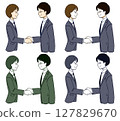 Business person shaking hands 127829670