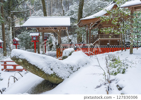 京都的冬天、貴船神社協會、天船 127830306