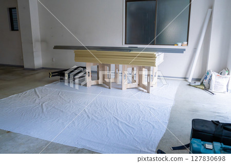 Interior construction 127830698