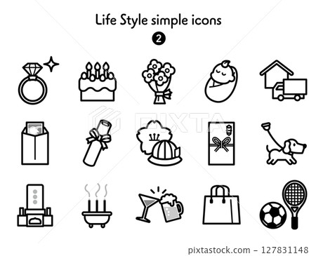 Icon collection Life Icon collection Life 127831148