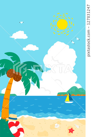 夏日的海岸 127831247