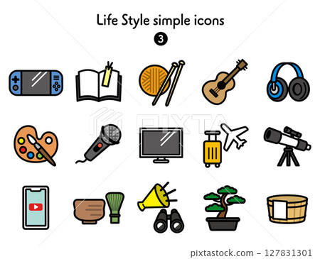 Icon collection Hobbies 127831301