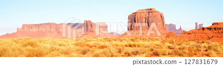 Panorama Winter Monument Valley Arizona USA Navajo Nation 127831679