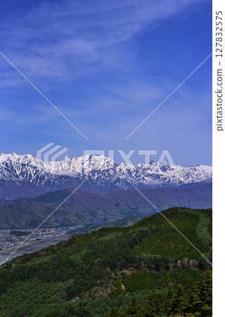 The Northern Alps as seen from Mount Takagari 127832575