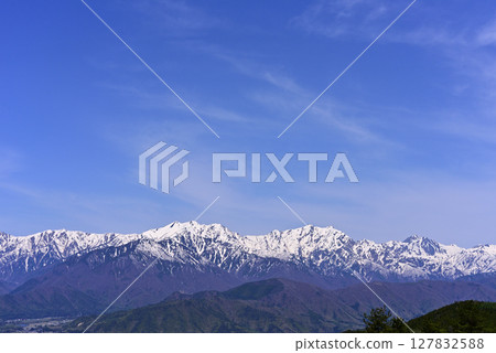 從高山眺望北阿爾卑斯山 從高山眺望北阿爾卑斯山 127832588