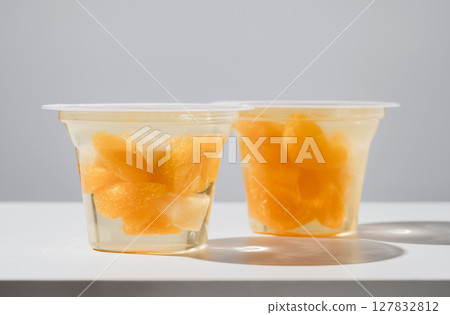 Commercially available fruit jellies. Fruit jellies available at sweet shops, supermarkets, convenience stores, etc. 127832812