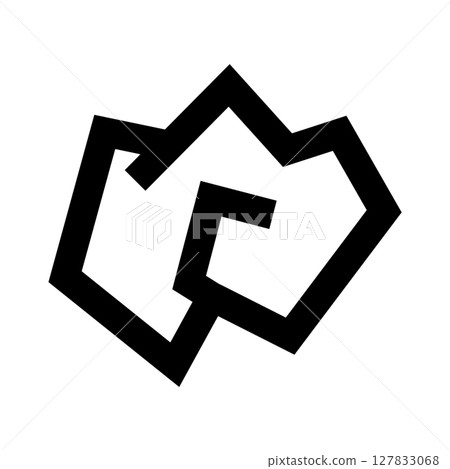 Waste paper pictogram 127833068