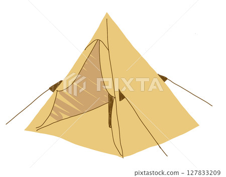 One pole tent 127833209