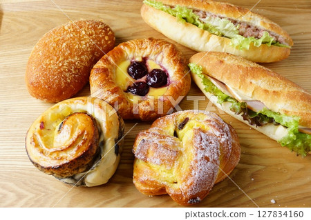 Confectionery bread prepared dish 127834160