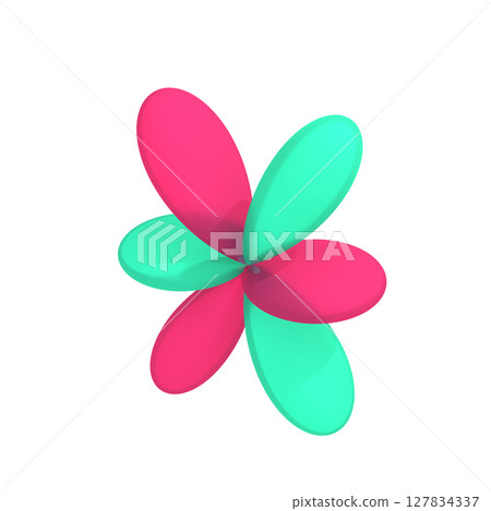 Diagram of electron orbits 127834337