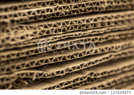 Multilayer cardboard for boxes and other items, stacked large amounts of corrugated cardboard after use in transportation Multilayer cardboard for boxes and other items, stacked large amounts of corrugated cardboard after use in transportation 127834875