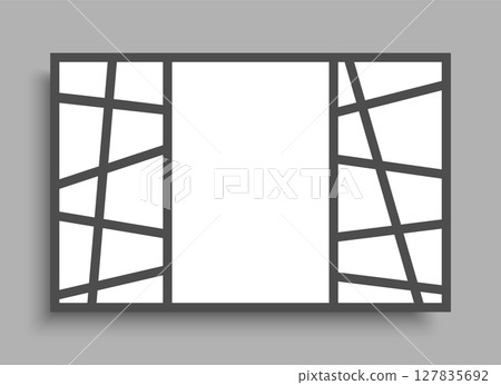 Template collage of 21 frames, images, photo Template collage of 21 frames, images, photo 127835692