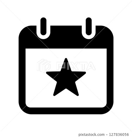 Event and campaign calendar icons Event and campaign calendar icons 127836056