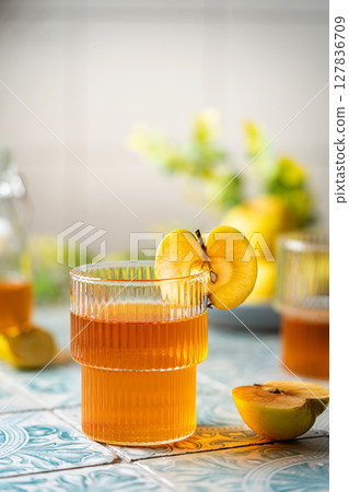 Apple cider or vinegar Apple cider or vinegar 127836709