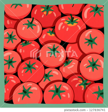 Fresh tomatoes background 127836741