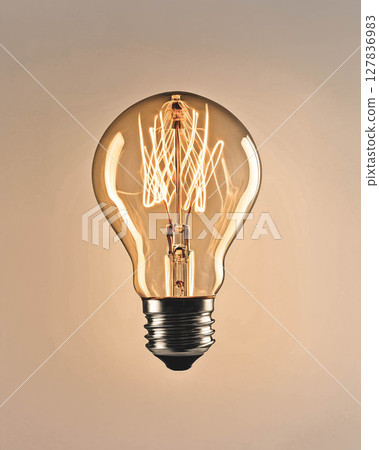 Vintage Edison Style Light Bulb Vintage Edison Style Light Bulb 127836983